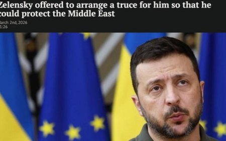 泽连斯基向中东国家喊话：让普京停火一个月，我派乌军去保护你们