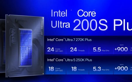 英特尔发布 Core Ultra 270K Plus 与 250K Plus 号称“迄今最快游戏桌面处理器” ​