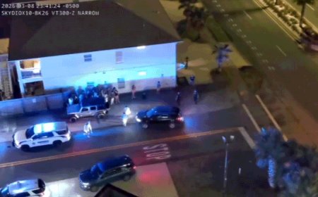 Party chaos caught on camera as police push new tactic to scare spring breakers