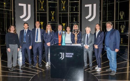 The Super Cup and the Viareggio Women’s Cup go on display at the Juventus Museum
