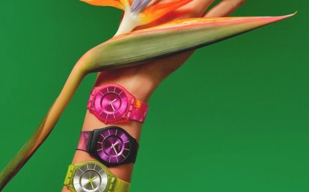 Swatch超薄錶換新裝　洋溢熱帶風情