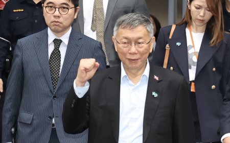 快訊／遭判17年、維持7千萬交保！　柯文哲「微笑現身」快步上車