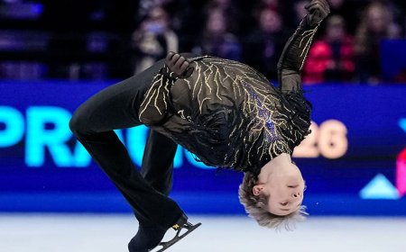 'Quad God' Ilia Malinin avenges Olympic disappointment with backflip for third straight world title