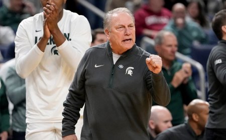 Michigan State coach Tom Izzo, 71, emphatically shuts down retirement talk after Sweet 16 loss