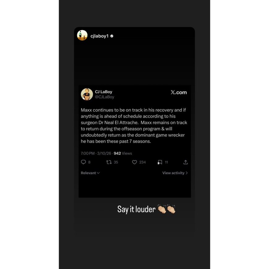 Maxx Crosby’s Wife Reacts to Stunning News of His Failed Physical, Nixing Trade