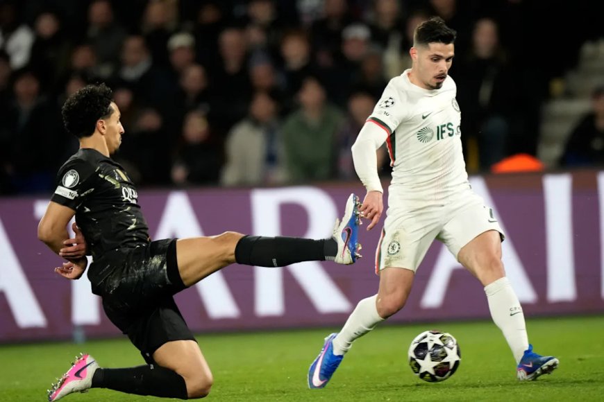Chelsea's Pedro Neto shoves ball boy during Champions League loss at PSG