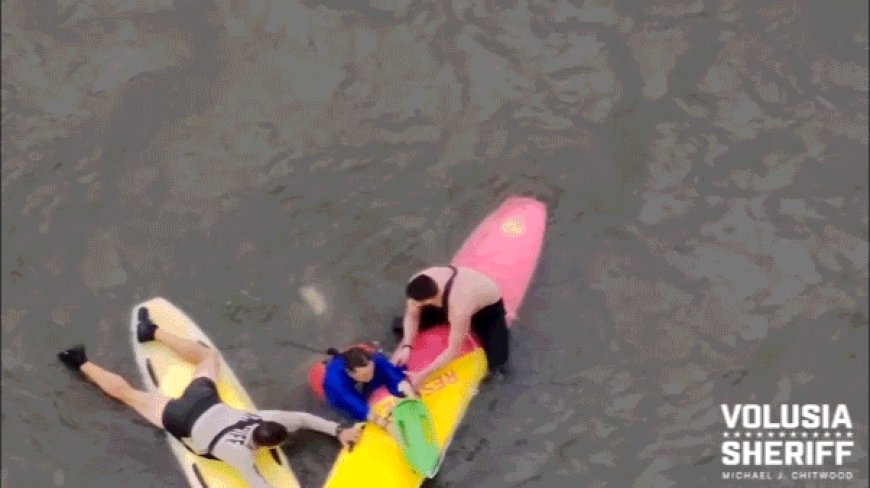 Video shows suspect’s desperate river escape as officers launch paddleboard pursuit
