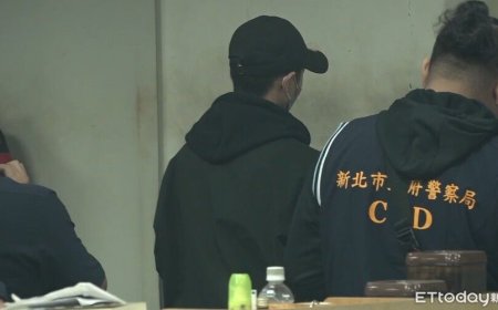 王子送抵新北檢！等按指紋、搜身　一度對牆「面壁思過」