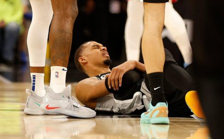 Victor Wembanyama's MVP candidacy at risk after another injury right before playoffs