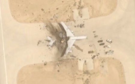 美媒公布最新卫星图：E-3预警机在沙特基地被摧毁