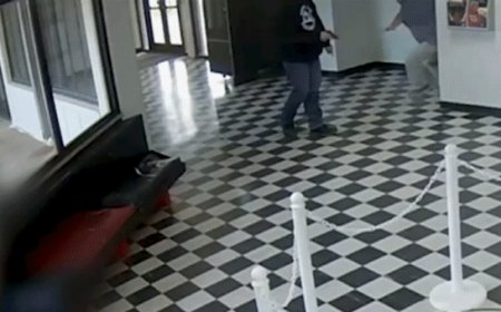 New video shows Oklahoma high school principal tackling gunman who opened fire inside the school