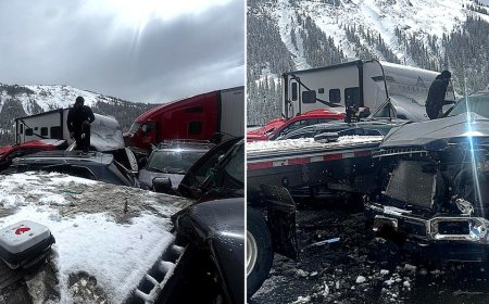 Colorado highway descends into chaos after massive 75-vehicle pileup, amid hazardous winter weather