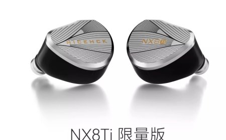 原道推出 NX8Ti 入耳式有线耳机：一圈六铁一压电八单元架构、限量 3888 套，1999 元