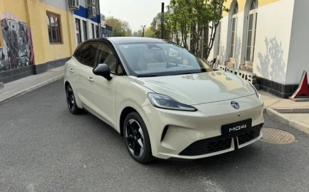 2026 款上汽名爵 MG4 实车亮相，将于 4 月 24 日北京车展上市