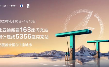 比亚迪全球海拔最高“珠峰站”正式投运，全国累计建成超 5356 座闪充站