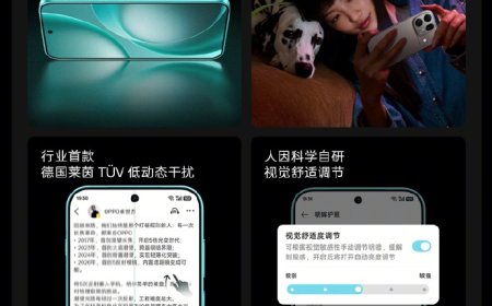 OPPO Find X9s Pro 手机搭载新一代 1nit 明眸护眼屏，支持视觉舒适调节