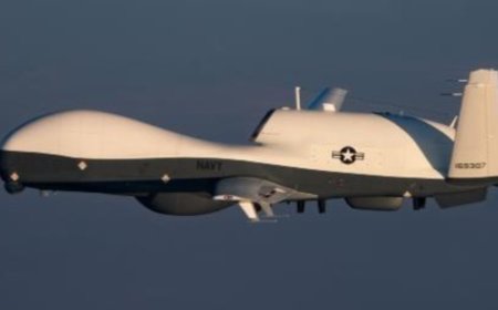 美媒：A级事故，美MQ-4C战略侦察无人机在中东坠毁