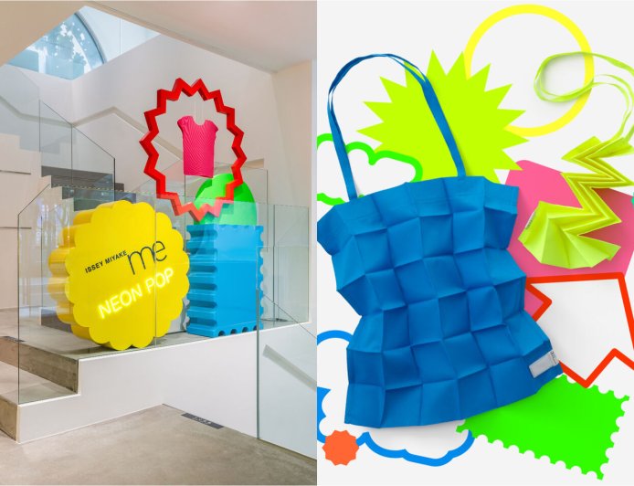 me ISSEY MIYAKE霓虹快閃店在台中！「便利貼神包」秒收納、巨型扭蛋機太Q