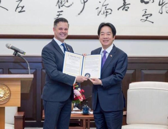 與「鄭習會」互別苗頭！美眾院「國安任務小組」抵台晤賴清德：帶來明確挺台訊息