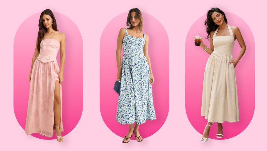 Basque-Waist Dresses Are the Flattering Trend Everyone Is Wearing Now