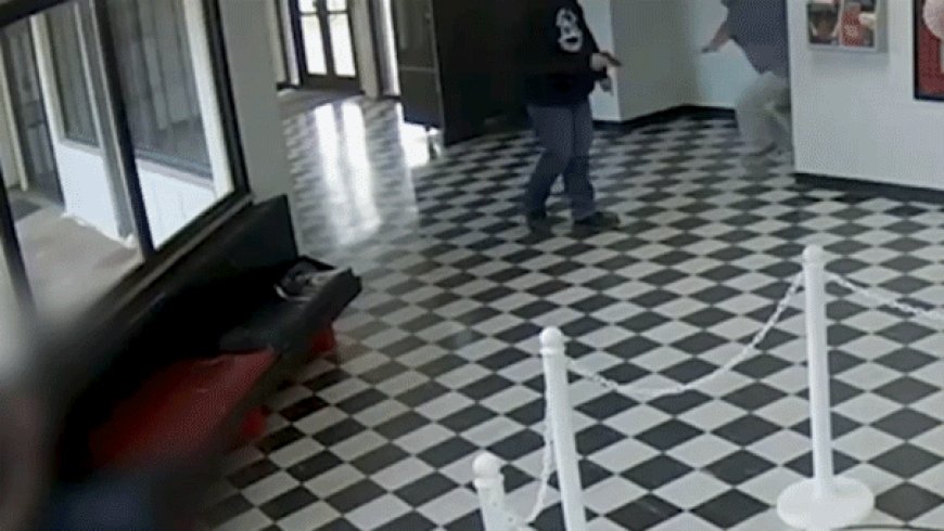 New video shows Oklahoma high school principal tackling gunman who opened fire inside the school