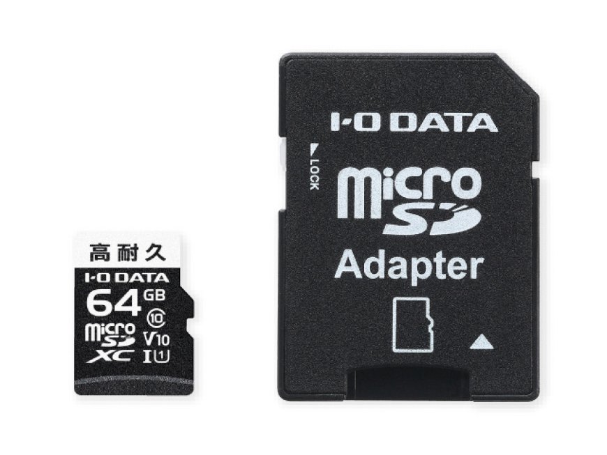 I-O DATA 发布 pSLC microSD 存储卡 MSD-DR / NC，支持 3 万次覆写