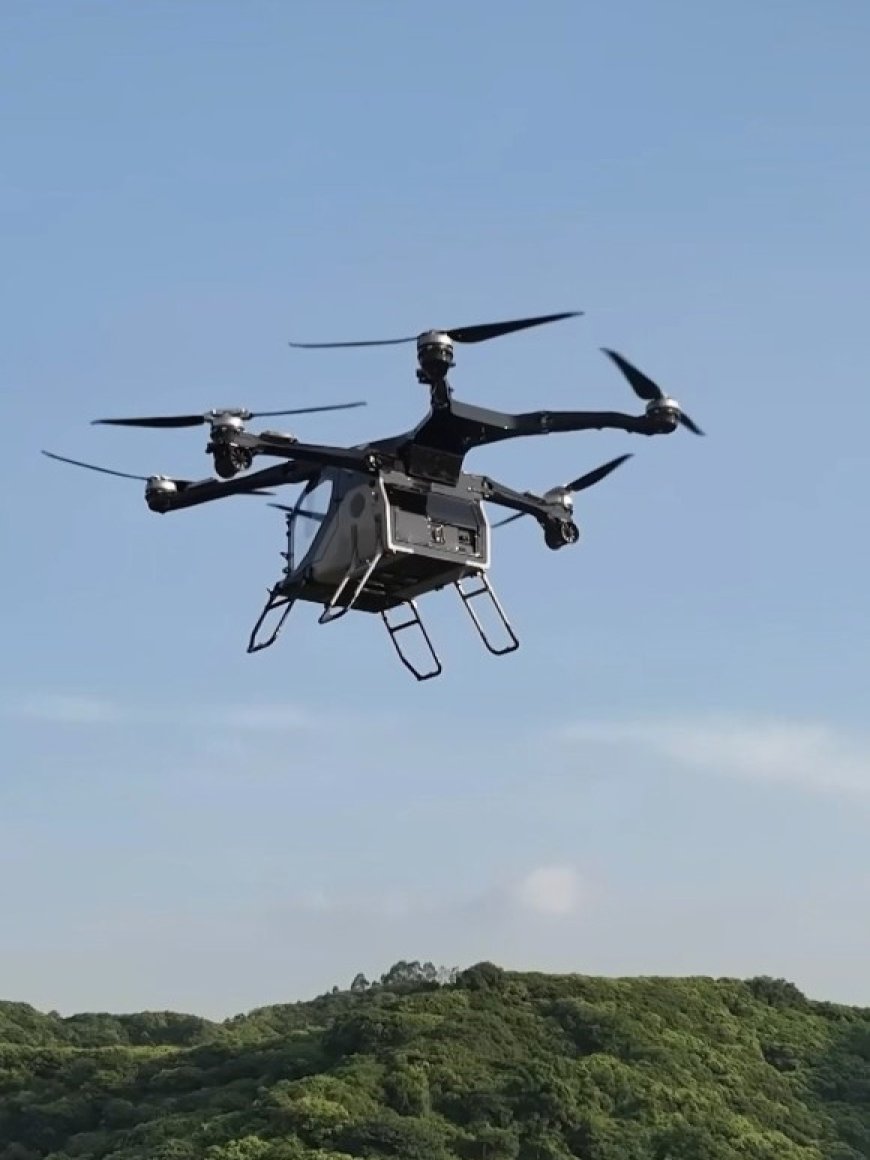 全球首台陆空两栖分体式飞行汽车空降消博会：续航 20 公里、5 分钟自主装卸