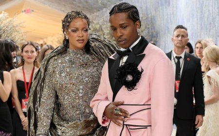 Rihanna and ASAP Rocky Arrive Fashionably Late to Met Gala 2026