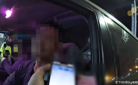 大燈沒開遭攔...駕駛求「可以讓我走嗎」　車內藏通緝犯跟落跑仔