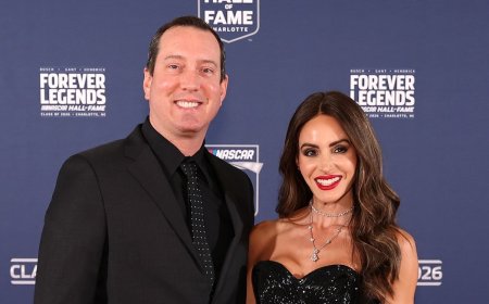Kyle Busch's Wife Samantha Breaks Down in Tears Ahead of Moment of Silence