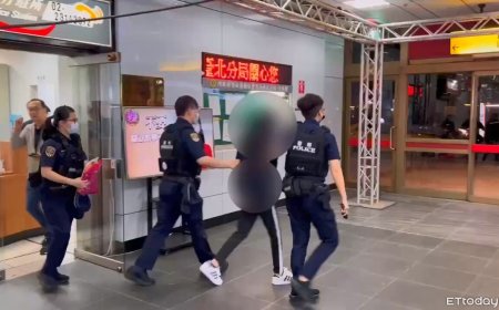北車驚見旅客亮刀揮舞！20歲男與阿伯衝突竟拔刀...警4分鐘逮人