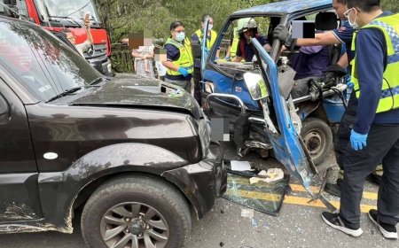 酒駕男逆撞小發財車害運將重傷　員警竟放走他！埔里分局究責