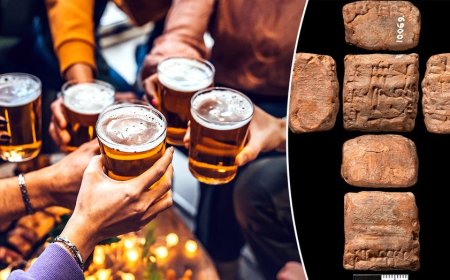 Ancient drinking habits revealed as researchers uncover 4,000-year-old beer receipt