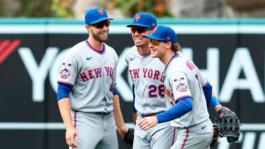 Mets' Carson Benge lays out for incredible catch vs Angels