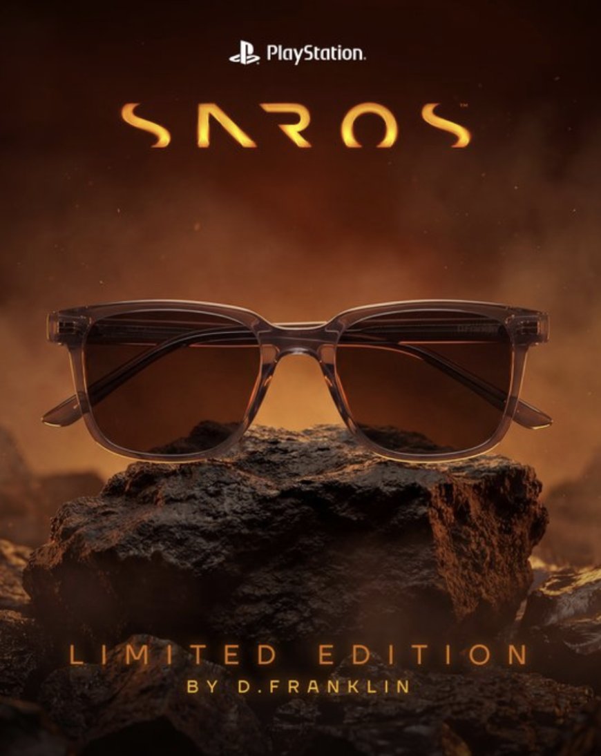 索尼 SIE 联名潮流品牌 D.Franklin 推出游戏《SAROS》联名眼镜，69.99 欧元