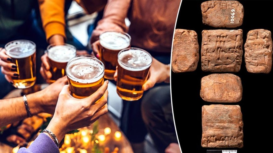 Ancient drinking habits revealed as researchers uncover 4,000-year-old beer receipt