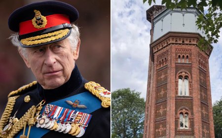 Rentals now allowed in historic water tower on King Charles' Sandringham Estate where royals spend Christmas