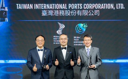 臺灣港務公司四度榮獲《HR Asia》亞洲最佳企業雇主獎 首獲「科技賦能獎」創雙料佳績