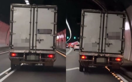 雪隧驚魂！小貨車一路蛇行「闖緊急通道」　司機毒駕遭送辦